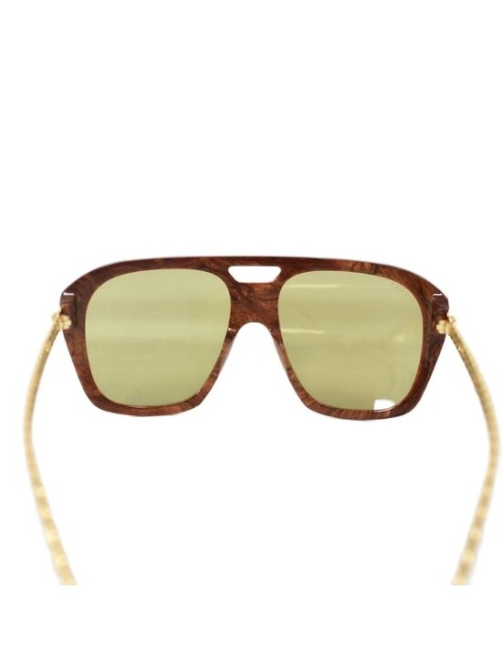 Gucci 100 Pieces Limited Sunglasses Eyewear Square Frame Interlocking Brown main image 6